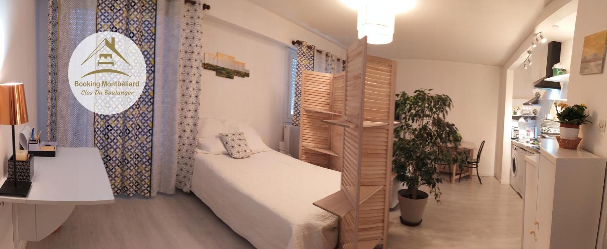 Grand Studio, Super Equipe, 2 Pas Du Centre-Ville "Clos-Du-Boulanger" - Parking Prive Montbeliard Bagian luar foto